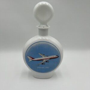 Antique Dant 1969 Boeing 747 Aviation Decanter